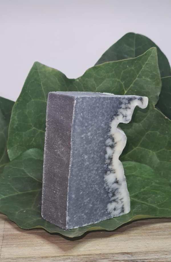 Savon au lait de chèvre charbon